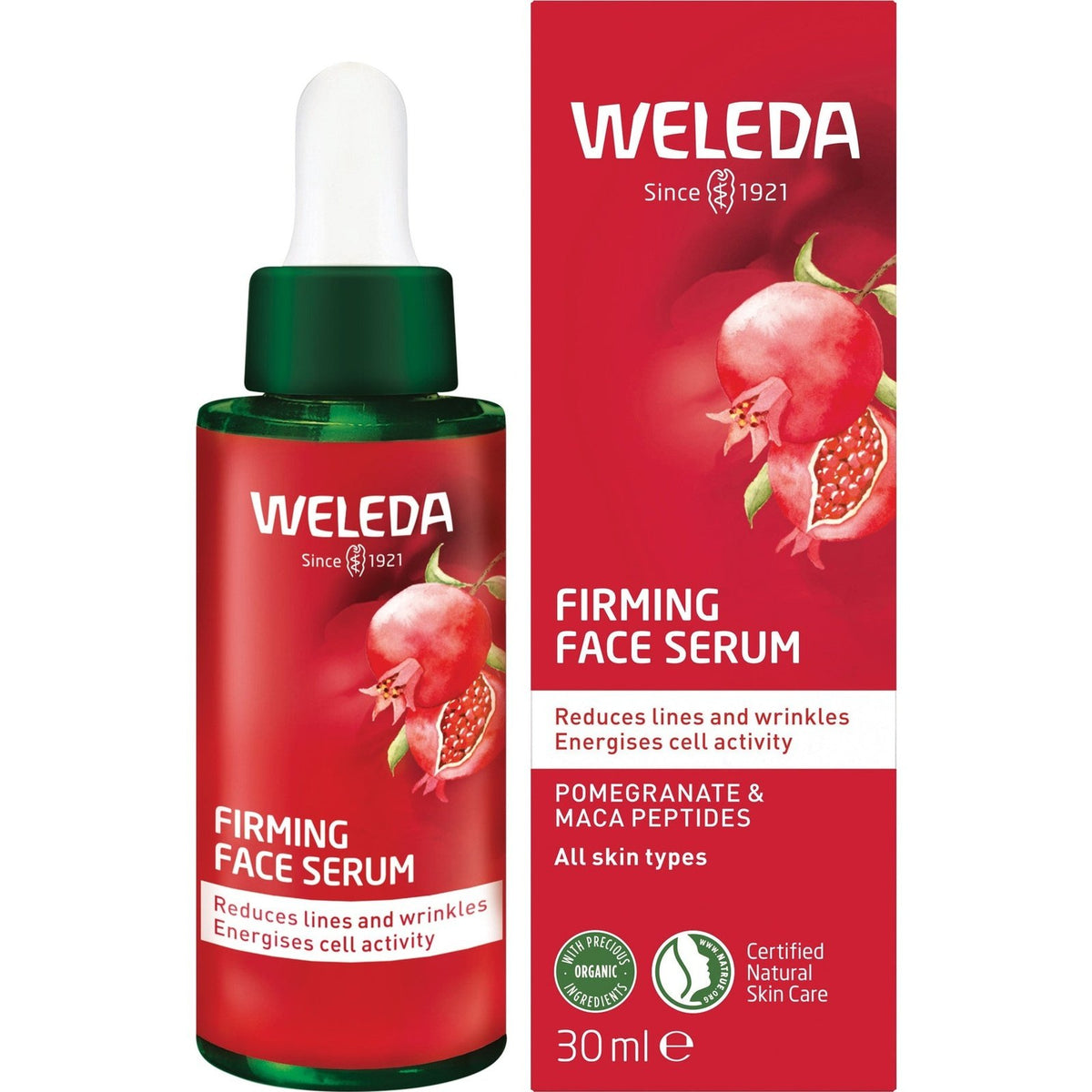 WELEDA Firming Face Serum Pomegranate & Maca Peptides 30ml