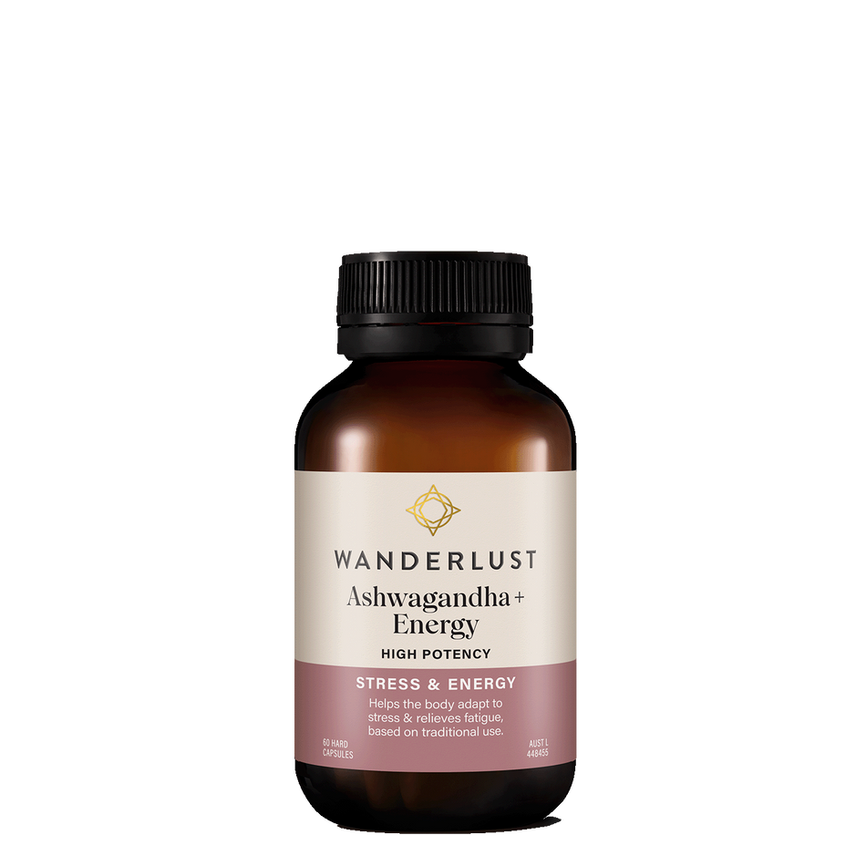 Wanderlust Ashwagandha + Energy 60 Capsules