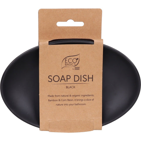 White Magic Eco Basics Soap Dish Black 1Pk (Pack of 6)