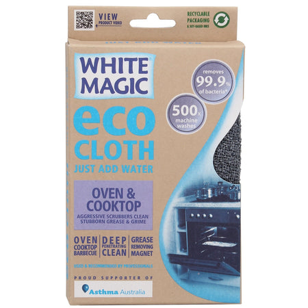 White Magic Eco Cloth Oven & Cooktop 1Pk Pack of 3
