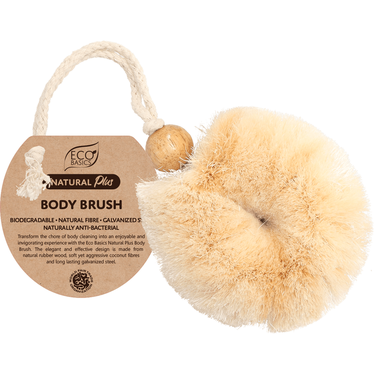 White Magic - Eco Basics Body Brush Natural 1Pk