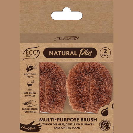 White Magic - Eco Basics Brush Multi Purpose 2Pk