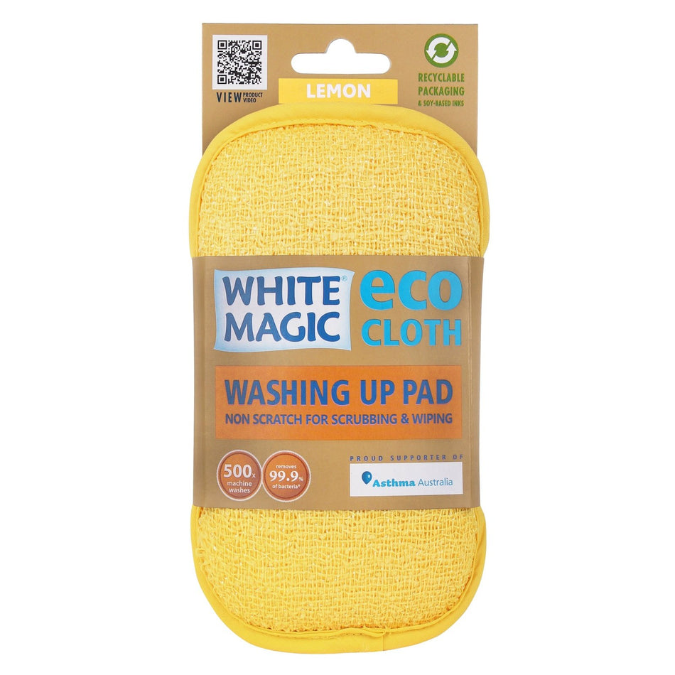 White Magic Washing Up Pad Lemon 1Pk Pack of 7