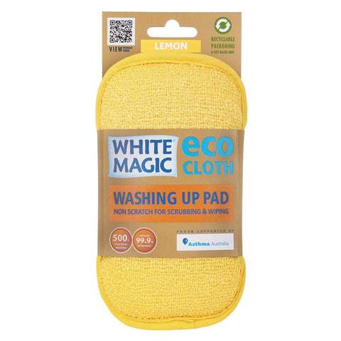 White Magic Washing Up Pad Lemon 1Pk(Pack of 7)