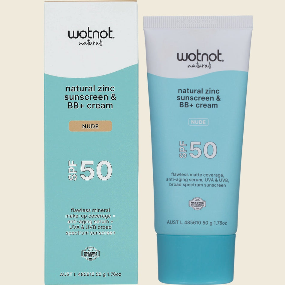 Wotnot Sunscreen & Bb+ Cream Spf50 Nude 50g