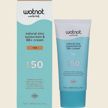 Wotnot Sunscreen & Bb+ Cream Spf50 Tan 50g