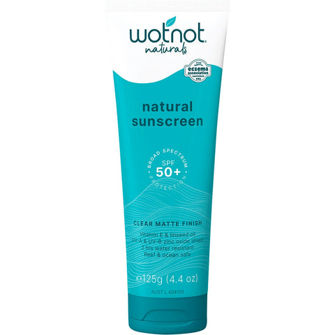 Wotnot Naturals Natural Sunscreen SPF 50+ 125g