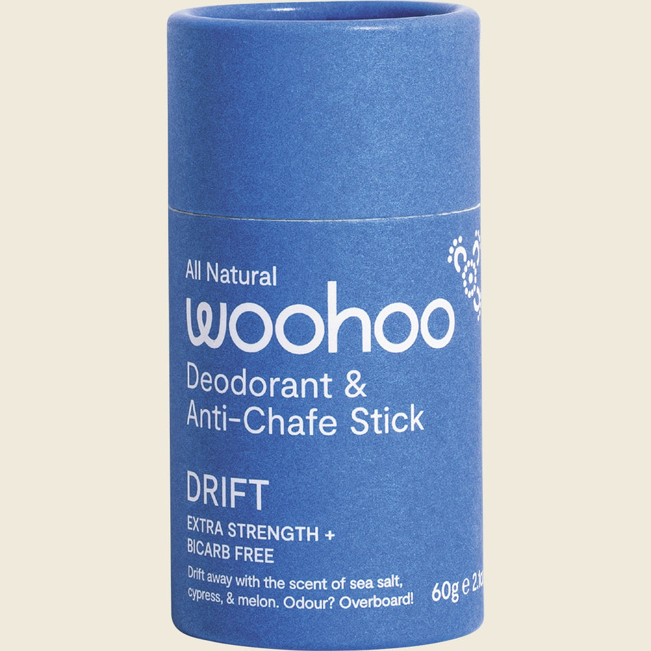 Woohoo Body Deodorant Stick Drift Extra Strength 60g