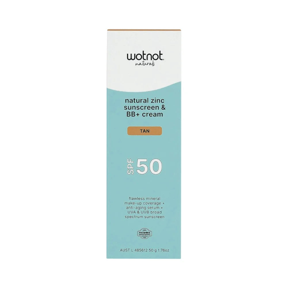 Wotnot Sunscreen & Bb+ Cream Spf50 Tan 50g
