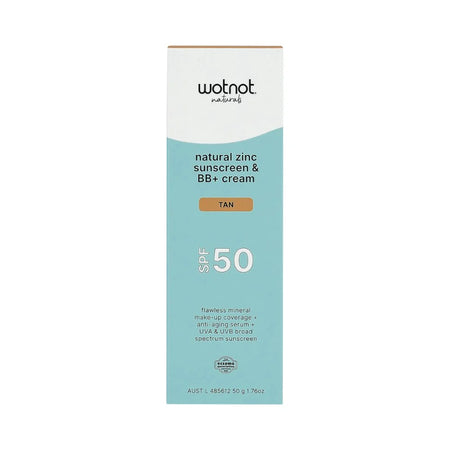 Wotnot Sunscreen & Bb+ Cream Spf50 Tan 50g