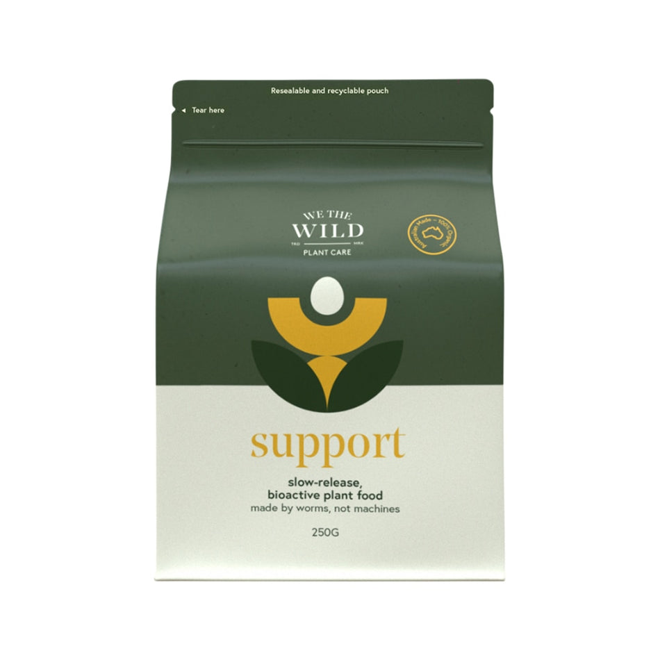 We The Wild Plant Care Organic Support Slow-Release Bio-Active Plant Food 250g