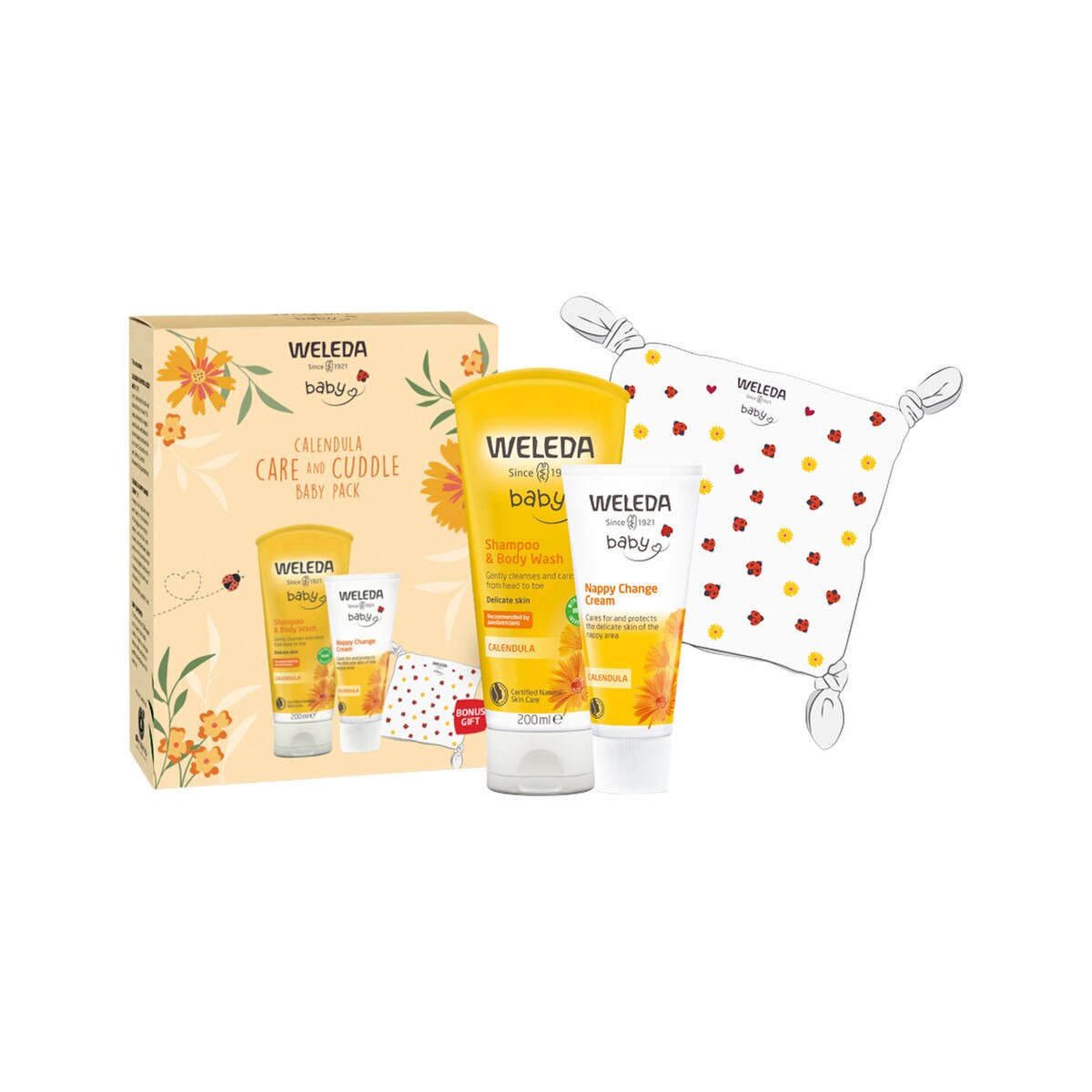Weleda Baby Calendula Care and Cuddle Baby Pack