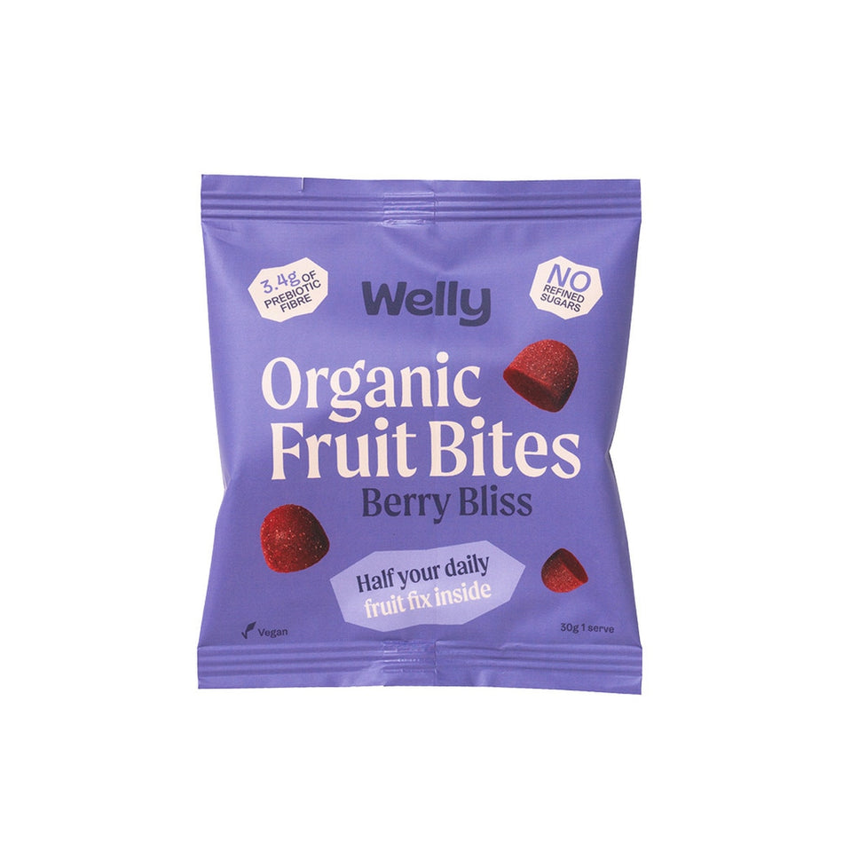Welly Organic Fruit Bites Berry Bliss 30g Pack of 14