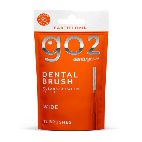 Dentagenie Interdental Brush (Size 4 -ORANGE ) 12PK