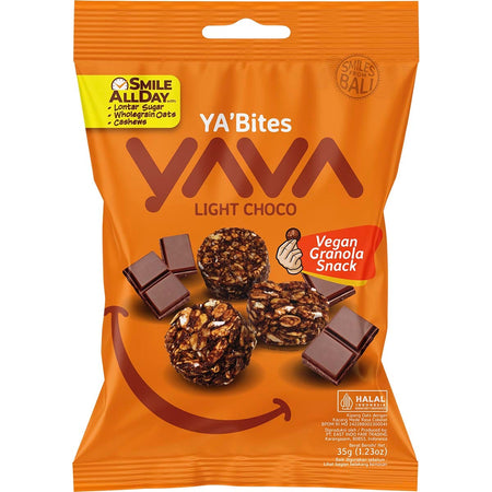 YAVA YA'Bites Granola Snack Light Choco 8x35g
