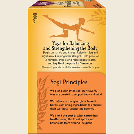 Yogi Tea Herbal Tea Bags Honey Chai Turmeric Vitality 16pk