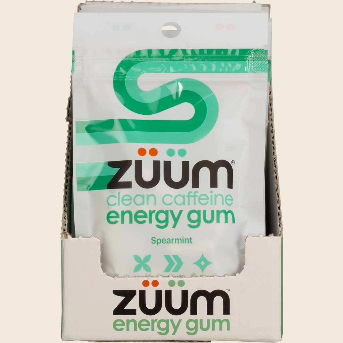 Zuum Energy Gum Spearmint 16x10pcs