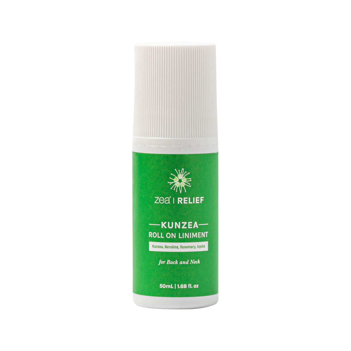 Zea Relief Kunzea Roll On Liniment Kunzea, Nerolina, Rosemary, Jojoba 50ml