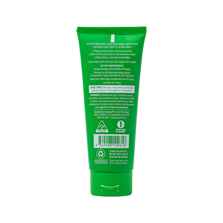 Zea Relief Kunzea Pain Relief Cream Kunzea, Rosemary, Lavender, Vitamin E Tube 100g