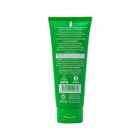 Zea Relief Kunzea Pain Relief Cream Kunzea, Rosemary, Lavender, Vitamin E Tube 50g