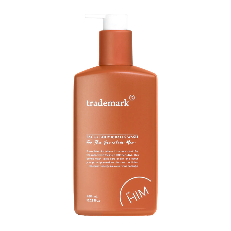 Trademark Skin HIM Face + Body and Balls Wash 450ml