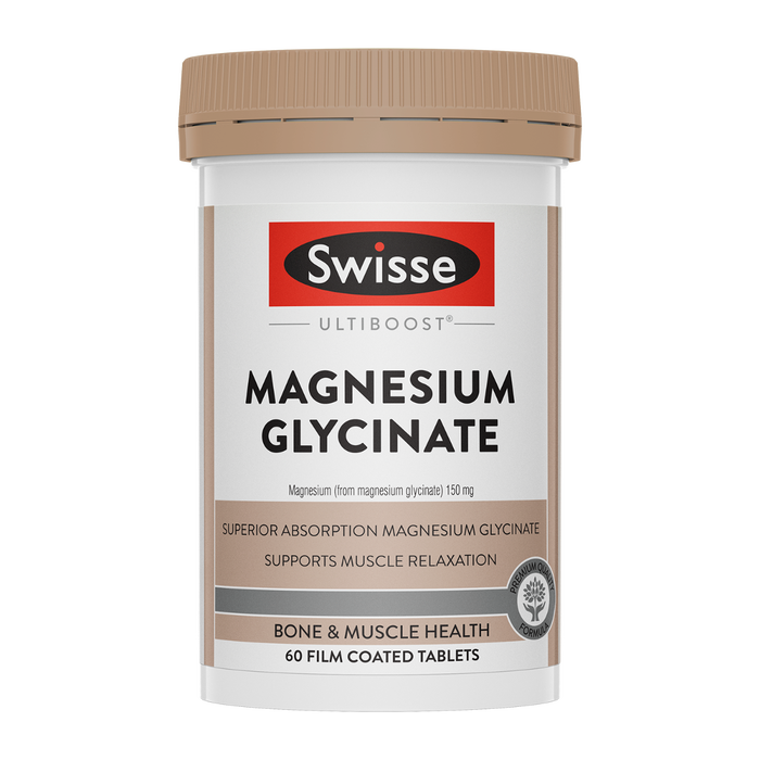Swisse Ultiboost Magnesium Glycinate 60 Tablets