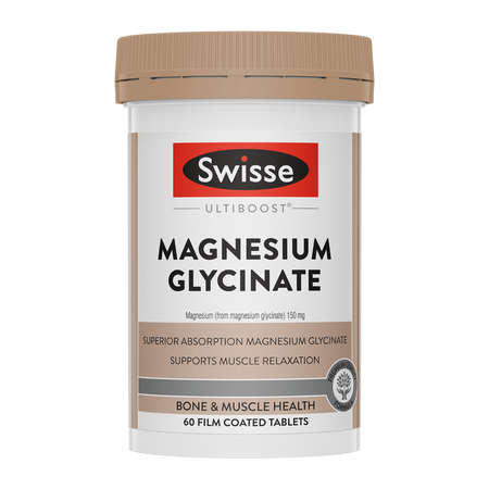 Swisse Ultiboost Magnesium Glycinate 60 Tablets