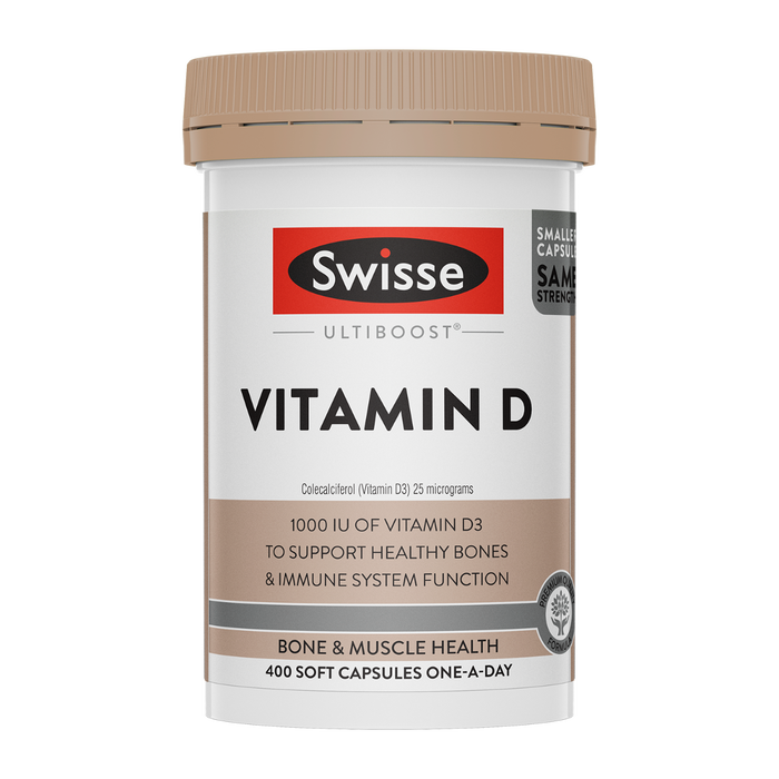 Swisse Ultiboost Vitamin D 400 Capsules