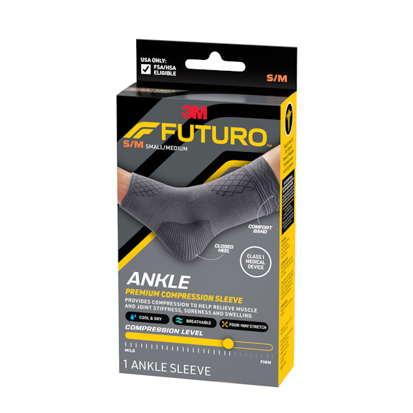 FUTURO Premium Compression Ankle Sleeve Small/Medium