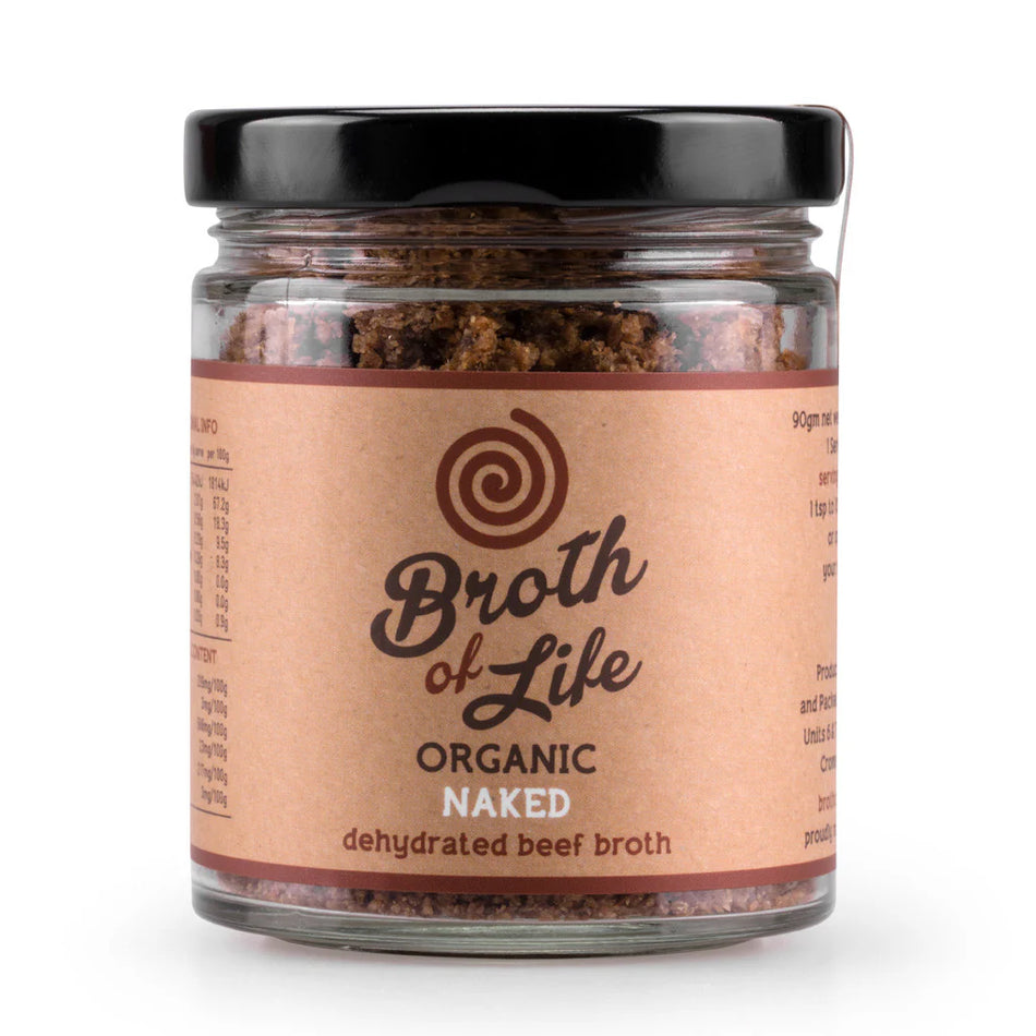 Broth Of Life Organic Dehydrated Beef Broth Naked 90GM