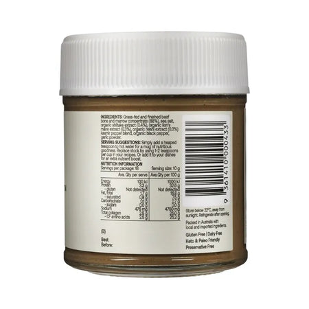 Best of The Bone Bone Broth Beef Concentrate Organic Mushrooms 180g