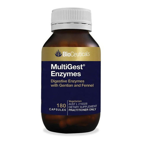 BioCeuticals MultiGest Enzymes 180 Capsules