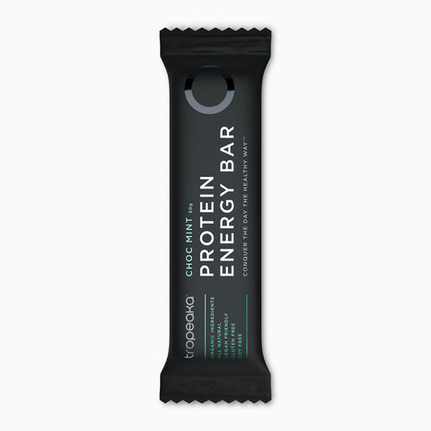 Tropeaka Protein Energy Bar Choc Mint 50g (Pack of 12)
