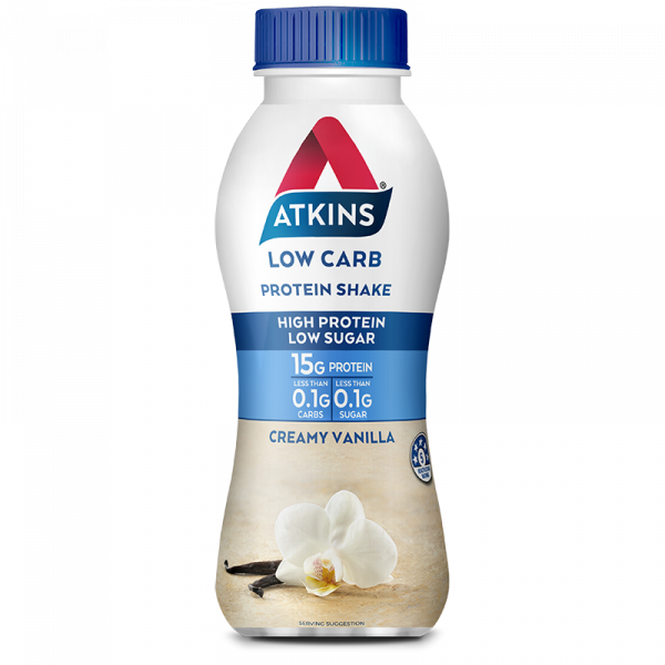 Atkins Low Carb Protein Shake Creamy Vanilla 330ml