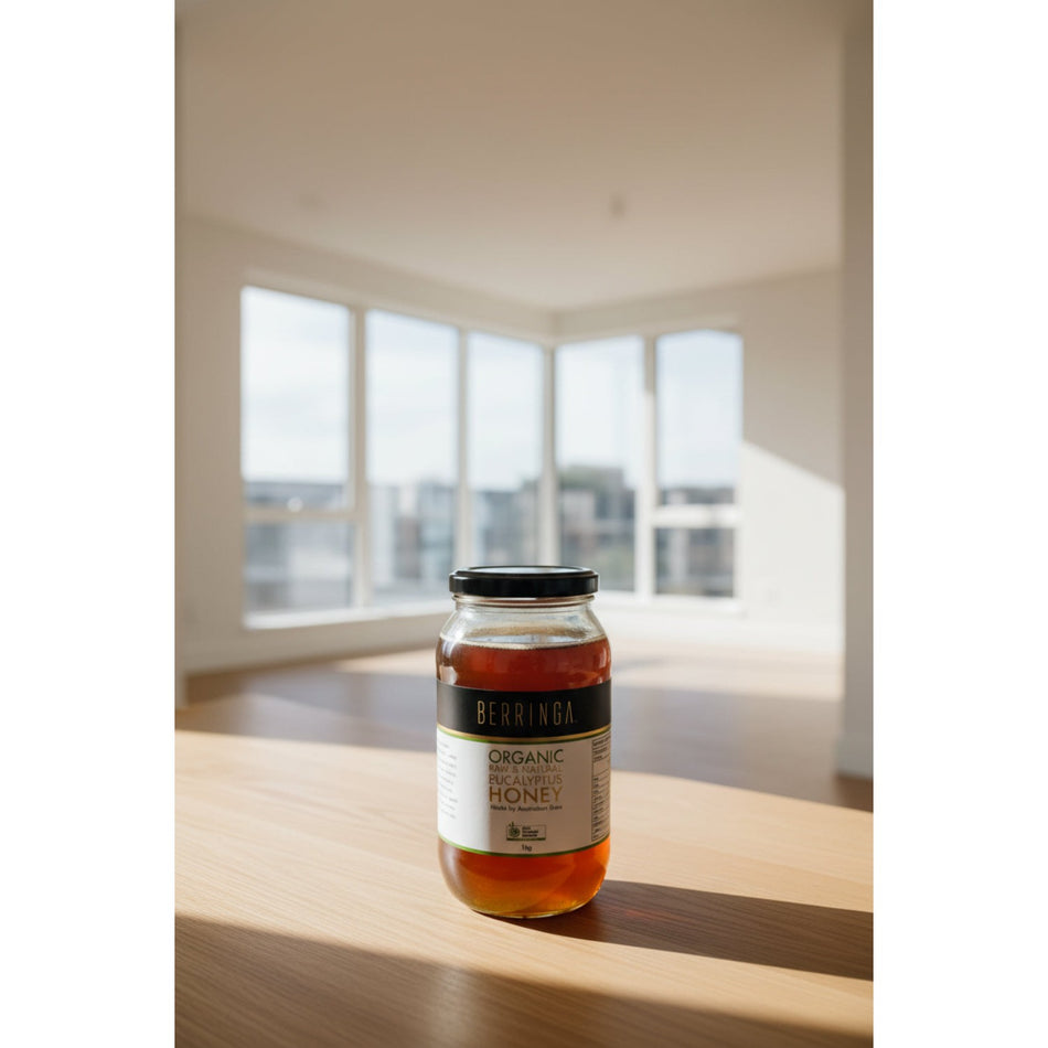 Berringa Organic Raw & Natural Eucalyptus Honey 1kg