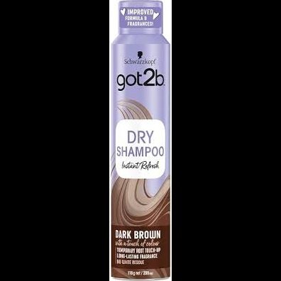 Schwarzkopf got2b Dry Shampoo Dark Brown 200mL
