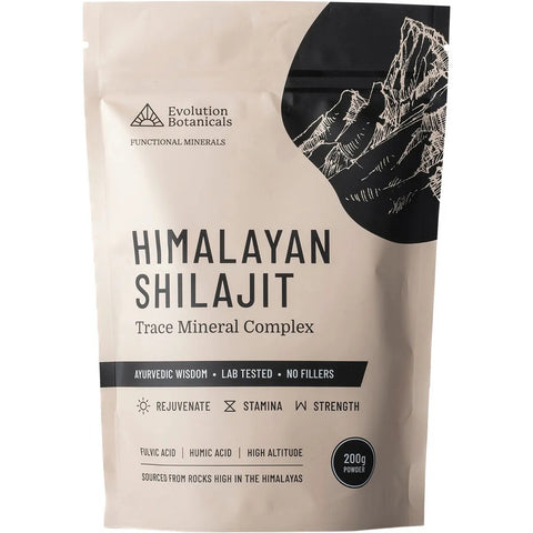 EVOLUTION BOTANICALS Himalayan Shilajit Trace Mineral Complex 200g