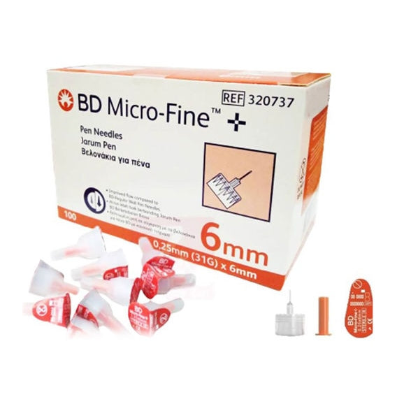 BD Micro-Fine 6mm Pen needles 31G 100