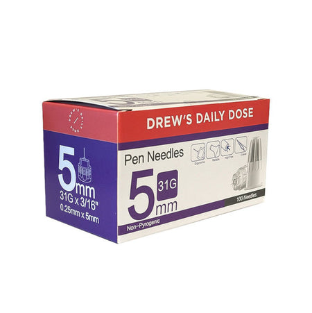 Drews Daily Dose Pen Needles 30g 8mm 100