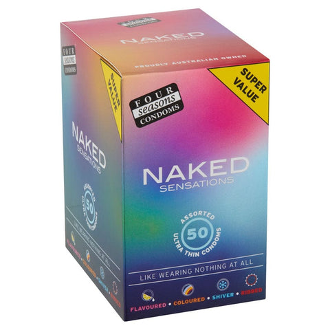 Four Seasons Condoms Naked Sensations 50PK