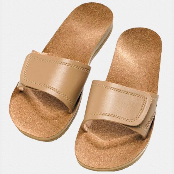 Maseur Gentle Massage Sandal Beige Size 10 Unisex