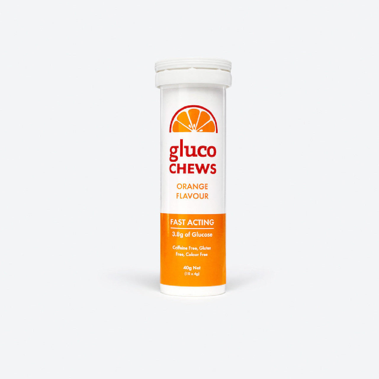 Glucology Fast Acting Glucochews Orange Flavour 40g
