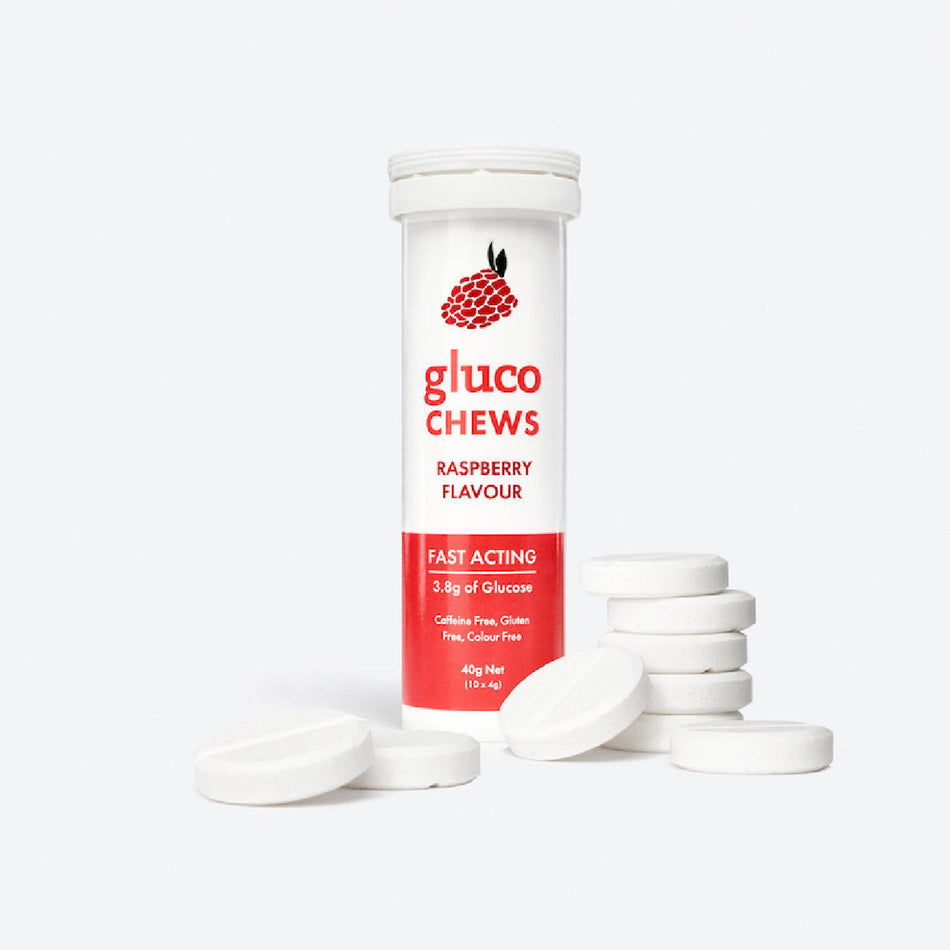 Glucology Fast Acting Glucochews Raspberry Flavour 40g