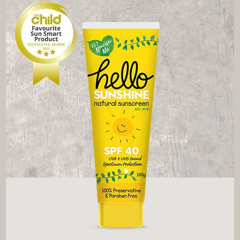 123 Nourish Me Hello Sunshine Sunscreen 100g