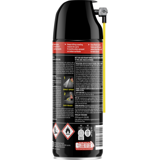 Mortein Powergard Easy Reach Crawling Insect Surface Spray 250g