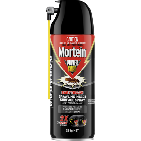 Mortein Powergard Easy Reach Crawling Insect Surface Spray 250g