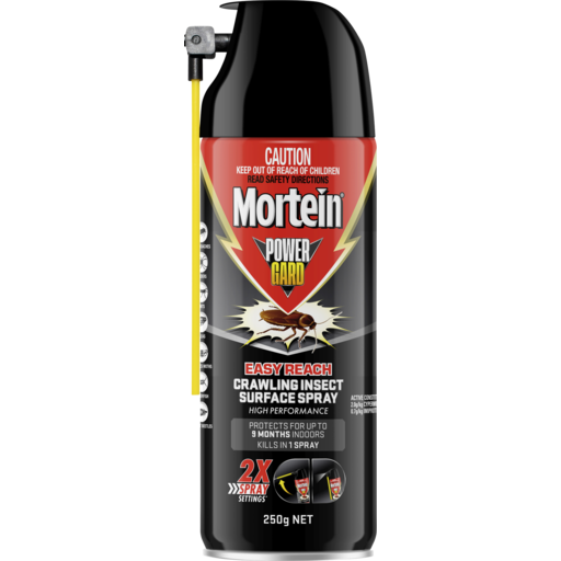 Mortein Powergard Easy Reach Crawling Insect Surface Spray 250g