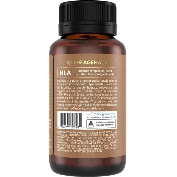 Theagehack HLA Hyaluronic Acid 60 Capsules