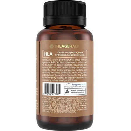 Theagehack HLA Hyaluronic Acid 60 Capsules