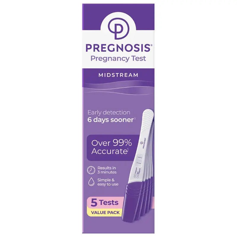 Pregnosis Midstream - 5 Pregnancy Tests